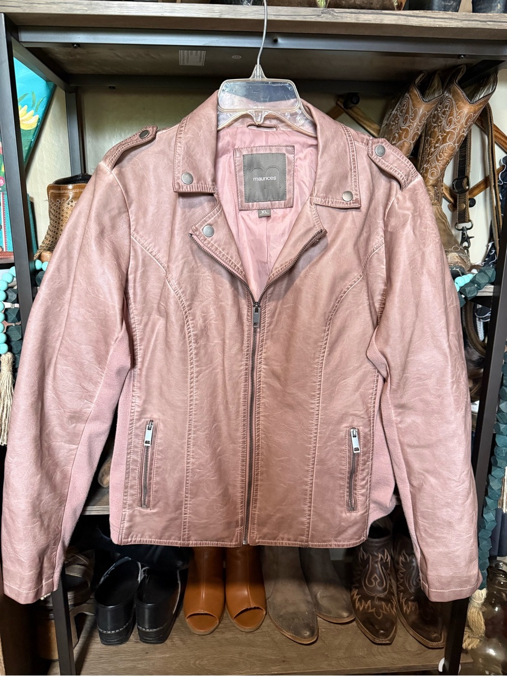 Maurice’s pleather jacket size XL